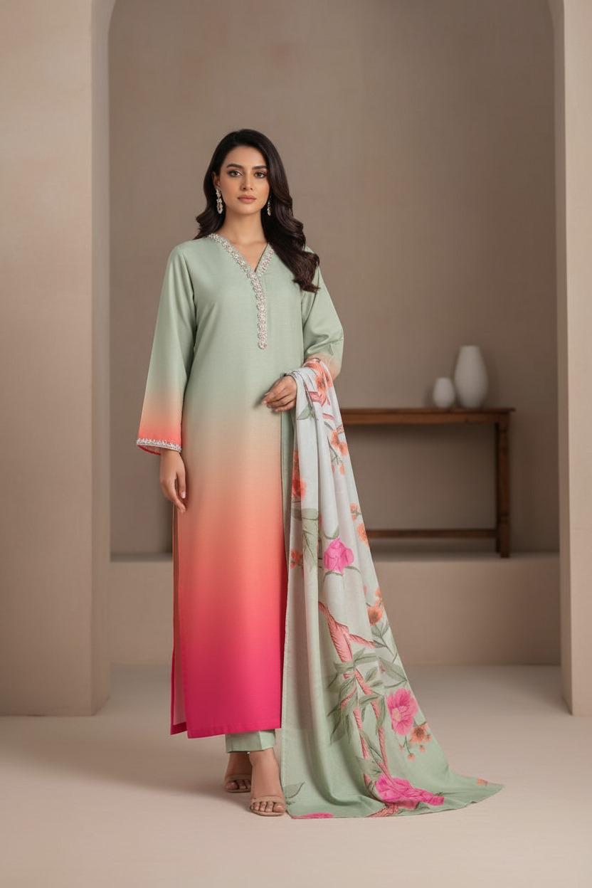 Luxury Embroidered Suit